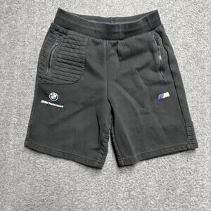 Puma BMW Motorsport MMS Shorts Youth Large 13-14 years Black Zipper Pockets